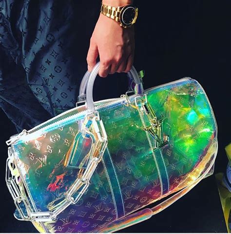 hologram lv bag|holographic paper bags with handles.